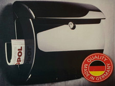 Burg Wächter Piano Kunststoff-Briefkasten in Klavierlack-Optik 886 Schwarz