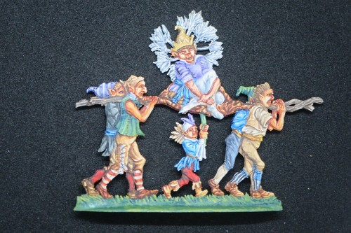 Blanke zinnfigurengruppe - zinnfigurengruppe, "