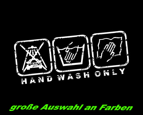 Hand wash only auto - hand,