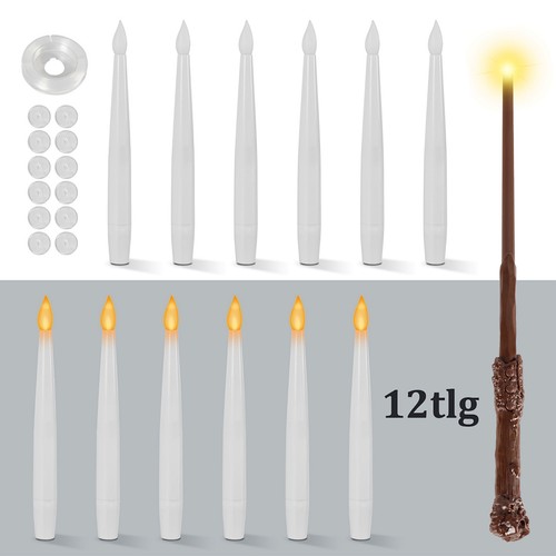 Schwebende kerzen 12er set - kerzen,