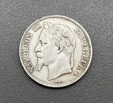 900/- Silbermünze, 5 Francs