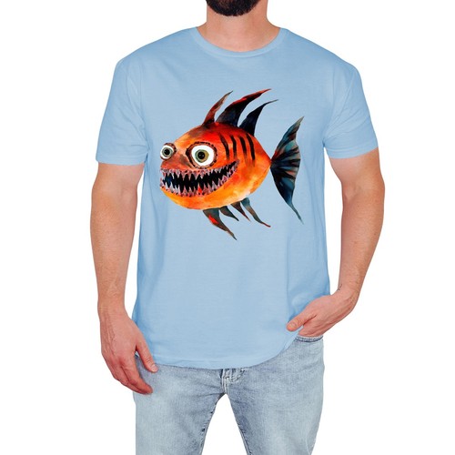 Lustiges cartoon fisch herren - lustiges,