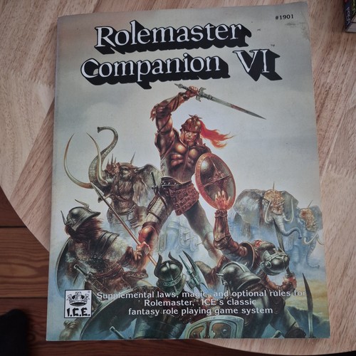 Rolemaster companion - rolemaster, vi