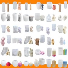 3D Silikonform Kerzenform DIY Kerzengießen Seifen Form Kerzen Gießform Wachs