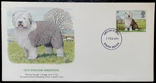 Old english sheepdog fdc - old,