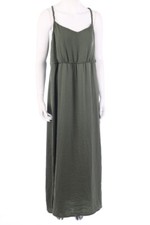 Yessica by C&A Abendkleid Maxikleid Ballkleid Satin D 46 olivgrün