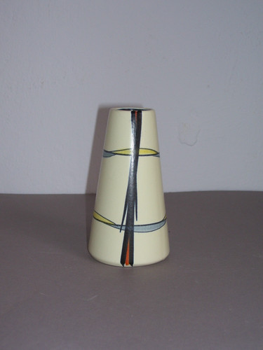 Vase keramik streifendekor - vase,