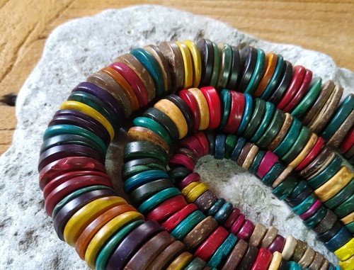Kokosnuss bunte scheiben - bunte,