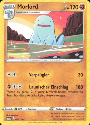 Pokemon karte morlord 007 015 - pokemon,