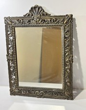 Alter Wandspiegel Messing