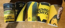 5x Stadionbecher Borussia Dortmund, BVB,  Donyell Malen, Svensson, Brinkhoffs