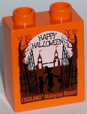 LEGO LEGOLAND Sammelstein Sonderstein HAPPY HALLOWEN 2016 Malaysia Resort