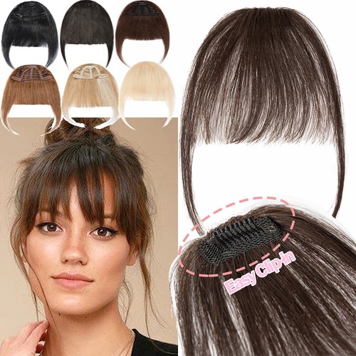 Pony bangs clip 100 remy - pony,