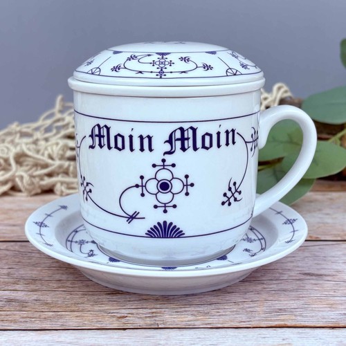 Kräuterteetasse indisch blau - kräuterteetasse,