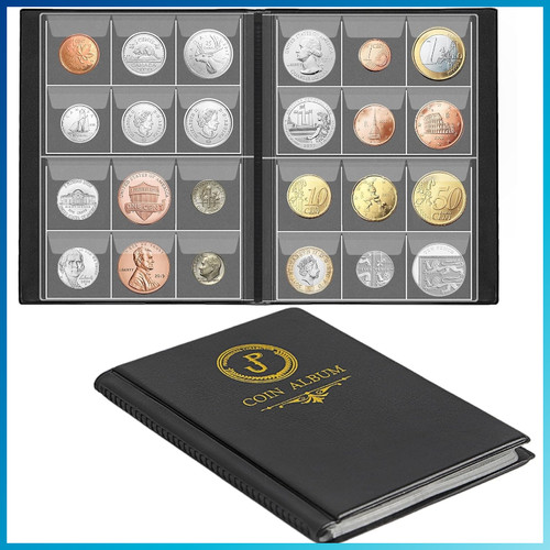 Münzensammelbuch 120 taschen - 120,