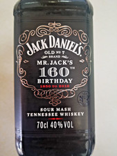 Jack Daniels Flasche - 160th Birthday Edition - leer - Jack Daniel's