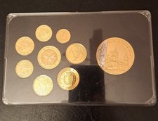 Münzen Malta Sats 2008   24 Karat Vergoldet