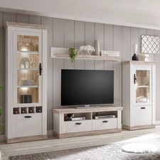 Wohntzimmer Wohnwand weiß