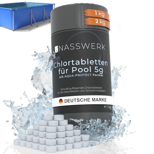 Mini chlor tabletten für - 5g,