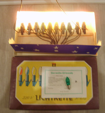 alte Narva Lichterkette 10 ner bunte Weihnachtsbeleuchtung