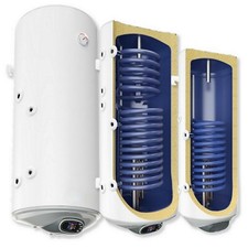 80 100 120 150 200 Kombi- Elektro Boiler Warmwasserspeicher mit Wärmetauscher 