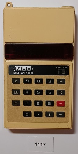 1117 taschenrechner mbo mini - 1117,