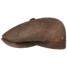 LIERYS City Nappaleder Flatcap