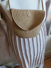  ?bast Stroh   tasche   gr.s=neu für den Sommer  Beige Klein   ?