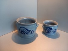 Keramik Steingut Blau