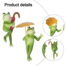 2 Garten Frosch Anhänger Harz