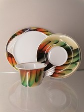 Rosenthal Mythos  Icaria Teetasse Gedeck 3 tlg. Tasse Untere Teller 1. Wahl