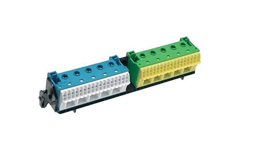 Hager klemme mitträger - pe/n-klemme,