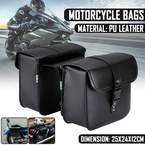 Universal leder motorrad - 2x,