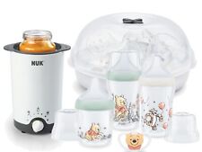 NUK Disney "Winnie" Set & NUK Flaschenwärmer & NUK Microwellen trockner