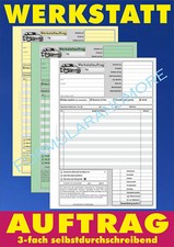  Werkstattauftrag DIN A4