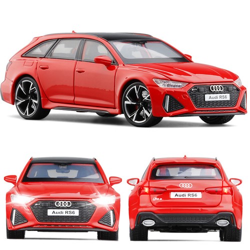Audi rs6 modellauto zink - 1/32,