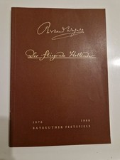 Richard Wagner Bayreuther Festspiele 1980 Programmheft I Der Fliegende Holländer