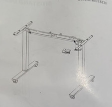 Elektrisch Tischgestell höhenverstellbar Schreibtisch Breite 100cm-160cm 80kg