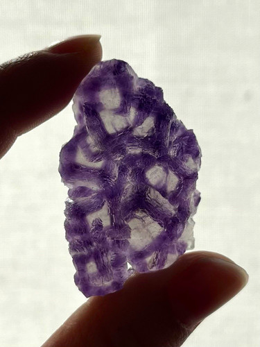 Fluorit rohstück stufe aus - fluorit,