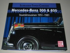 Bildband Mercedes 300 Typ W 189 / 600 Typ W 100 Staatslimousinen 1951 - 1981 NEU
