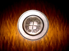 Jugendstil Wand- Teller Behang Schale Kleeblatt Glück Dekoration Vintage