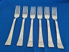 WMF Bauhaus 2500 Vorspeise-Dessertgabeln 90er ca. 18,3 cm Art. 1503/01.25