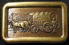 WESTERN Gürtelschnalle Postkutsche WELLS FARGO Railroad Express NEU Fuhrwerk ***