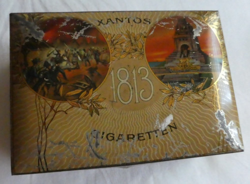 Antike litho blechdose - antike,