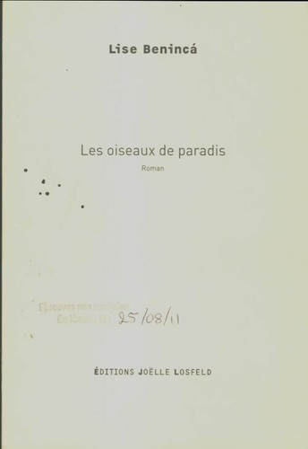 Les oiseaux paradis lise - de,