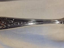 Sahnelöffel Löffel Original Jäger Alpacca 100er Silber-Auflage versilbert Rokoko