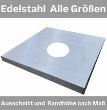 Schornsteinabdeckung Edelstahl Kaminabdeckung Schornsteinkopfeinfassung nach Maß