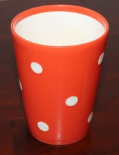 Punktebecher rot, DDR, kultig,  (K7)