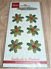Paper Flowers-Stickers Set - Papier Blumen -Handmade sehr selten Marianne design