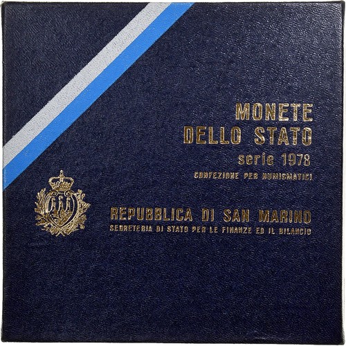 San marino set lire - set, 500